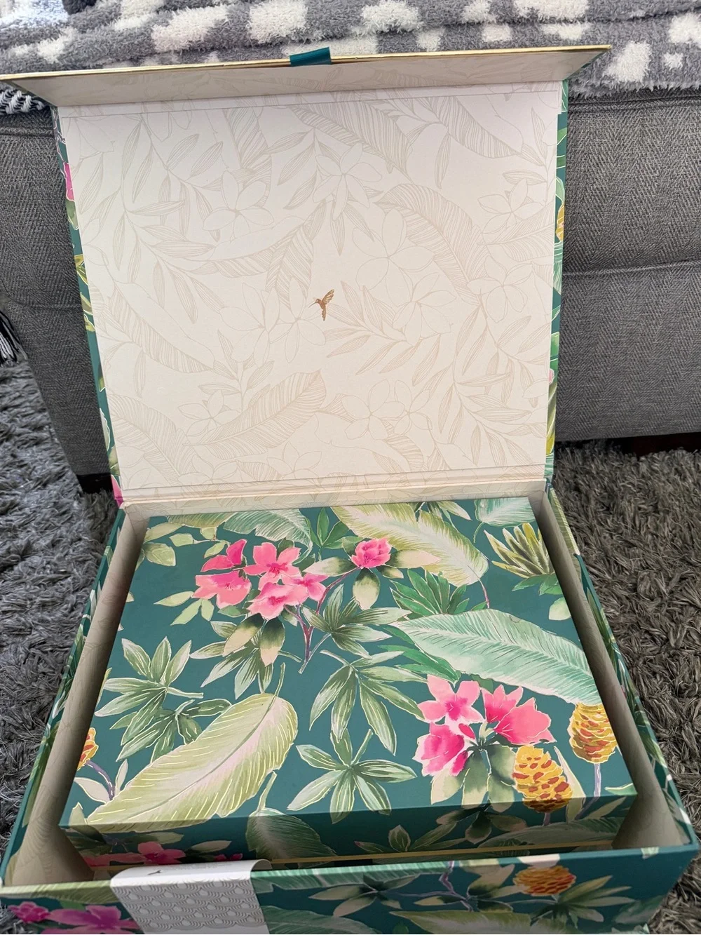 Papyrus Tropical Storage Boxes - Set of 2